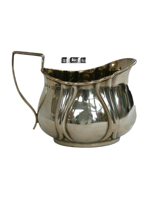 Art Nouveau Silver cream jug