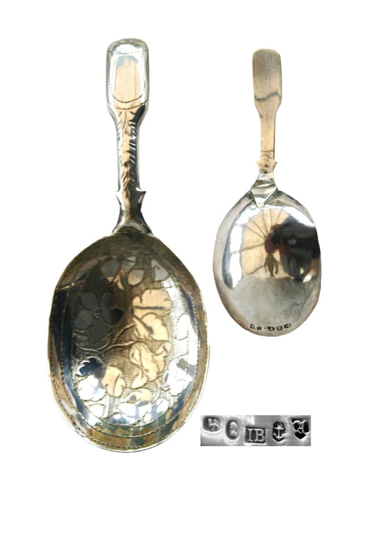 Silver Georgian Caddy Spoon