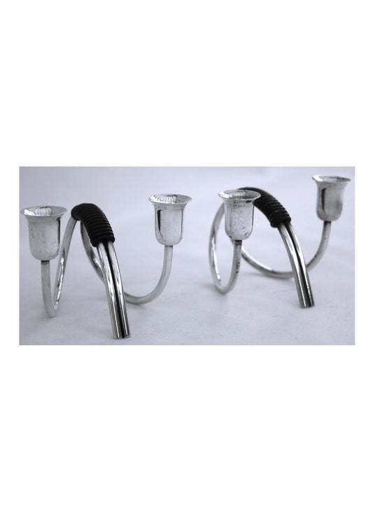 Carl F Christiansen Taper candle holders